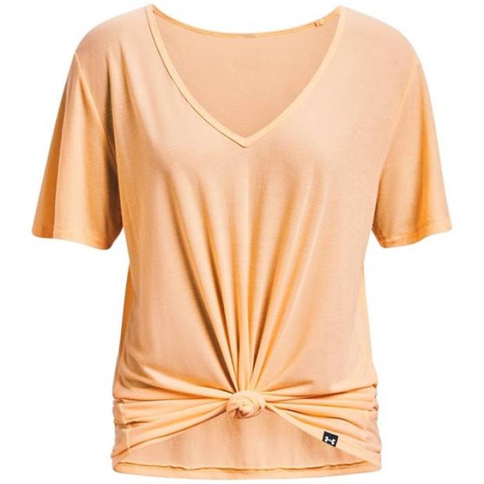 アンダーアーマー Under Armour 【 Deep V Short-Sleeve Performance Gym Top Women Yellow 】 ディープ パフォーマンス レディース yellow 黄色・イエロー