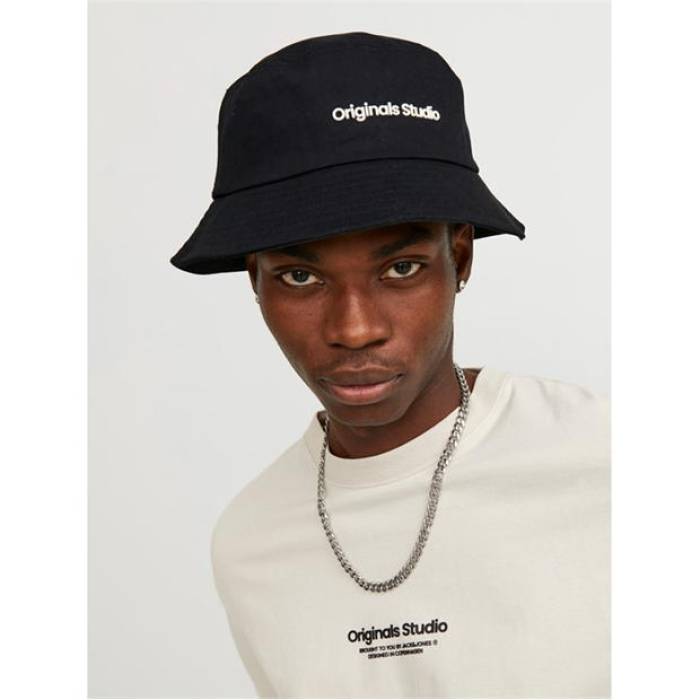 Jack And Jones 【 Jj Bucket Hat Men Black 】 メンズ 黒色 ブラック