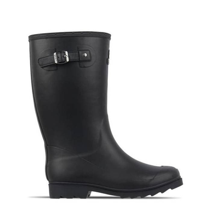 Gelert 【 Fur Lined Welly Boot Womens Women Black 】 ブーツ レディース レディース 黒いこと 黒いこと レディース靴-ブーツ・長靴