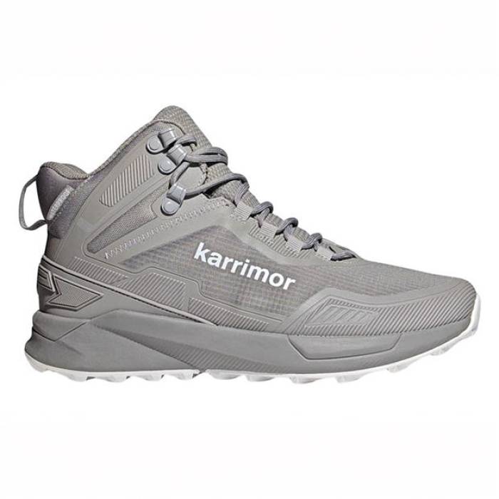 Karrimor 【 Rallitor Waterproof Trekking Boots Men Grey/White 】 ブーツ メンズ 薄墨色 薄墨色 白いこと 白いこと