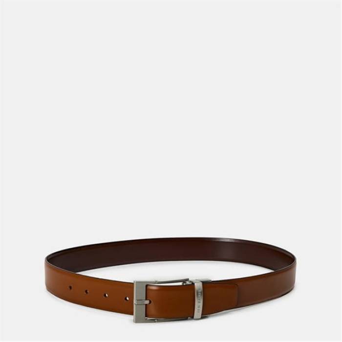テッドベーカー Ted Baker 【 Men\u0027s Leather Belt Unisex Tan 】 メンズ なめし革 胴締め ユニ一発やる