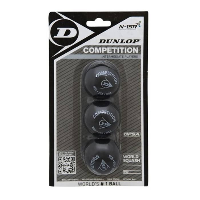 ダンロップ Dunlop 【 Squash Balls Unisex Competition 】 ユニ一発やる
