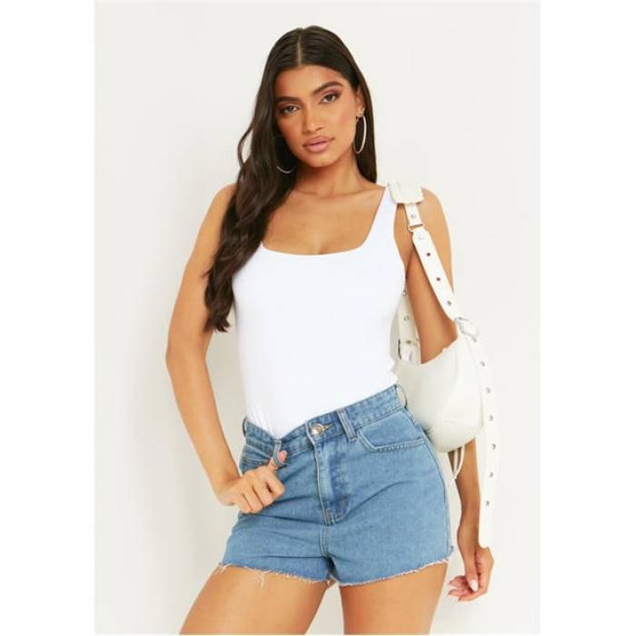 Missy Empire 【 Wash Denim Shorts Women Blue 】 デニム ショーツ レディース 青色 ブルー｜スニケス