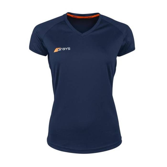 Grays Hockey 【 Apex 650 Short-Sleeve Performance T-Shirt Men Dark Navy 】 パフォーマンス Tシャツ メンズ 紺色 ネイビー