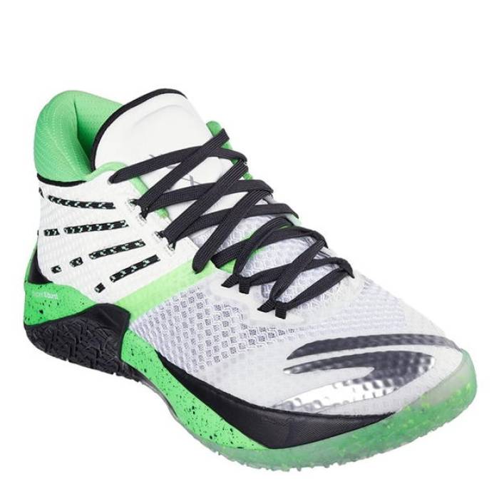 スケッチャーズ Skechers 【 Reign Basketball Trainers Mens Men Green/White 】 篭球 シューズ スニーカー メンズ メンズ green 緑・緑であること 白いこと 白いこと