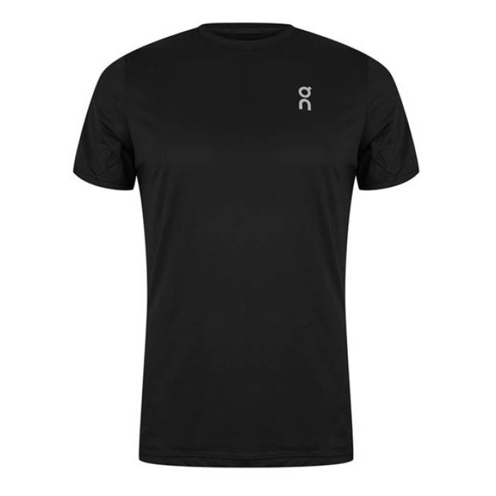 オン On 【 Core T-Shirt Men Black 】 中核グループ ティーシャツ メンズ 黒いこと 黒いこと Tシャツ・カットソー-トップス-メンズファッション