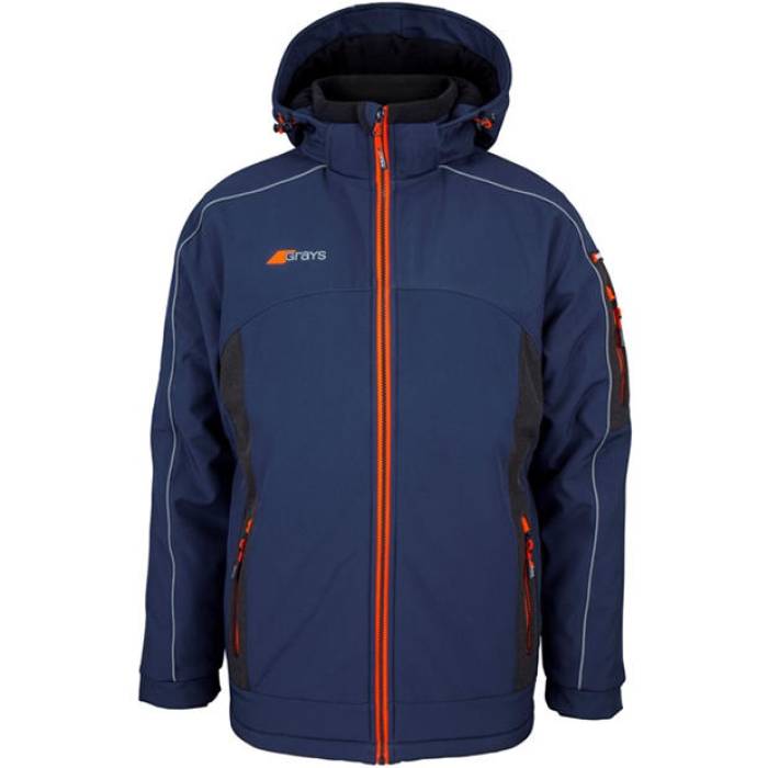 Grays Hockey 【 Vector Padded Jacket 錫10 Men Navy 】 Padded パッド Jacket 上衣 メンズ 紺色 米国海軍