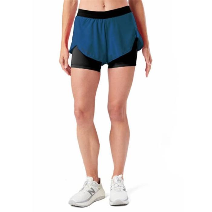 ネイサン Nathan 【 Performance Running Shorts Women Sailor Blue 】 パフォーマンス ショーツ レディース 青色 ブルー|スニケス