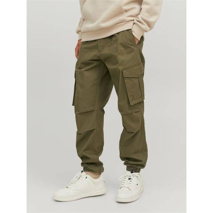 Jack And Jones 【 Noah Cargo Trouser Men Olive Night 】 積貨委託貨物 メンズ olive オリーブ ナイト爵