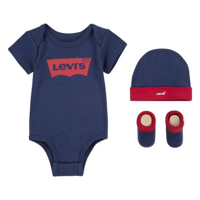 リーヴァイズジーンズ Levis 【 3 Piece Batwing Set Unisex Navy U09 】 ユニ一発やる 紺色 米国海軍