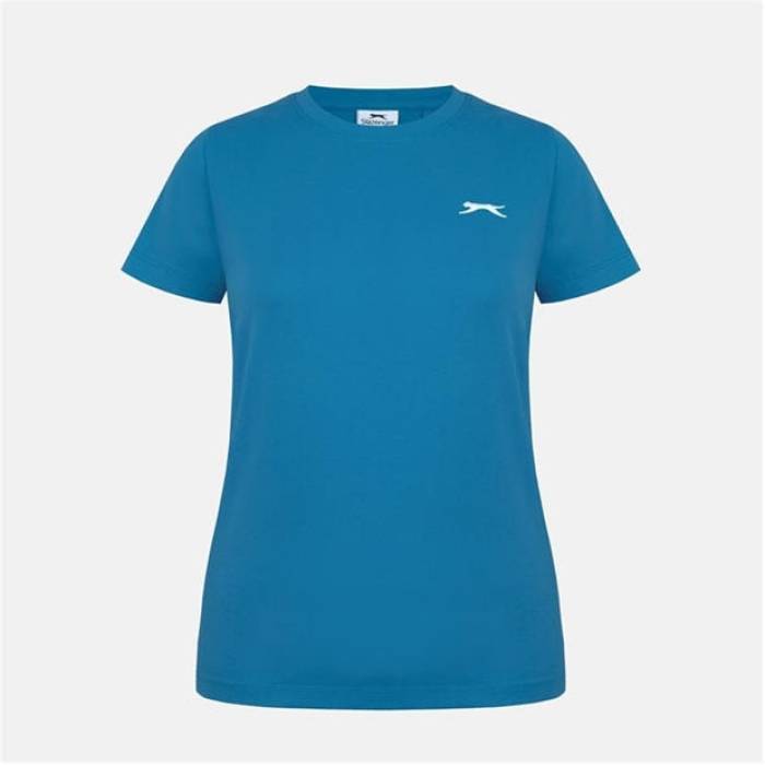 Slazenger 【 Neck Tee Womens Women Teal 】 ティーシャツ レディース レディース