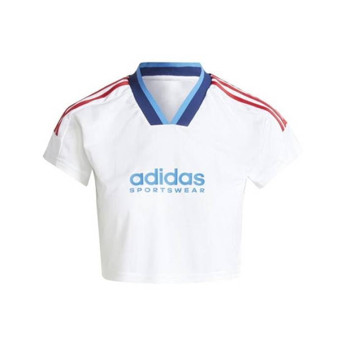 アディダス Adidas 【 House Of Tiro Nations Pack Cut 3-Stripes Crop Jersey Womens Women White 】 Crop クロップ ジャージ レディース レディース 白色 ホワイト