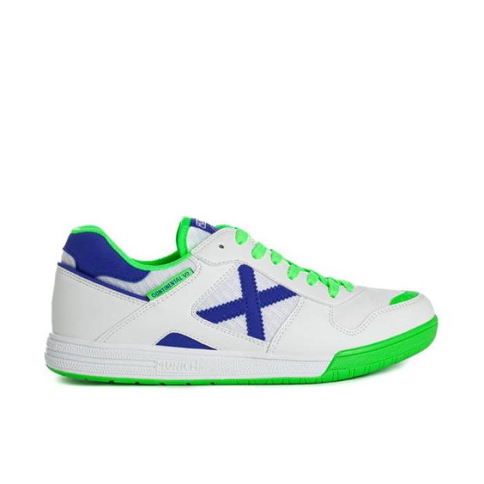 Munich 【 Continental V2 Football Trainers Mens Men White/Blue 】 蹴球 シューズ スニーカー メンズ メンズ 白いこと 白いこと 青み 青色