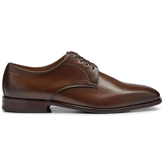 主任者 Boss 【 Kids\u0027 Lisbon Derby Shoes Kids Medium Brown 】 シューズ 運動すること靴 お坊っちゃん キッズ 赤銅色 赤銅色