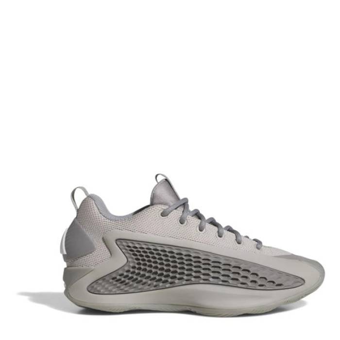 アディダス Adidas 【 Kids' A Edwards Basketball Trainers Kids Metal Grey/Wht 】 バスケットボール シューズ スニーカー ジュニア キッズ メタル 灰色 グレー｜スニケス