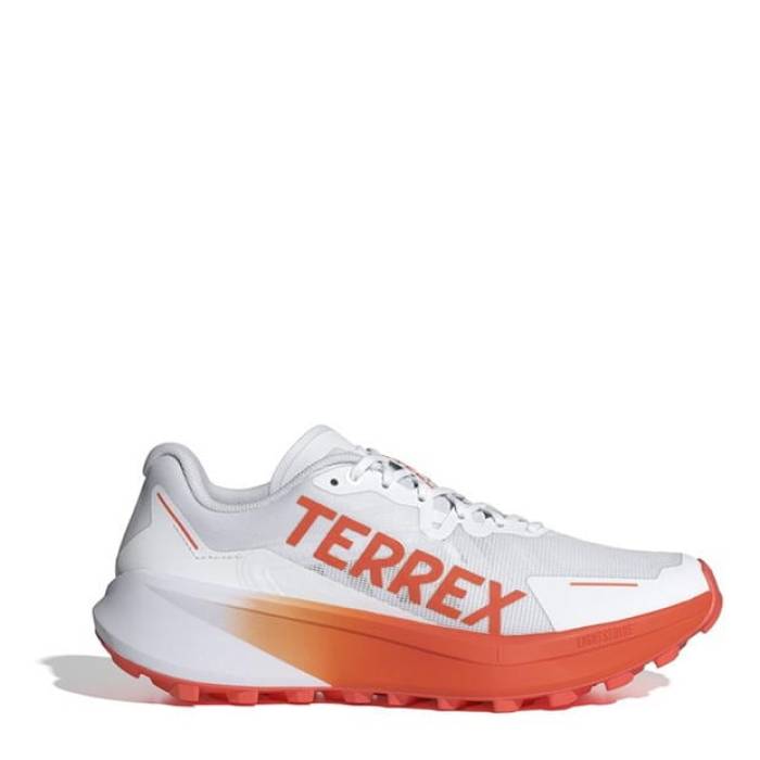 アディダス Adidas 【 Terrex Agravic 3 Trail Running Shoes Men White/Orange 】 シューズ 運動すること靴 メンズ 白いこと 白いこと orange 橙・オレンジ色