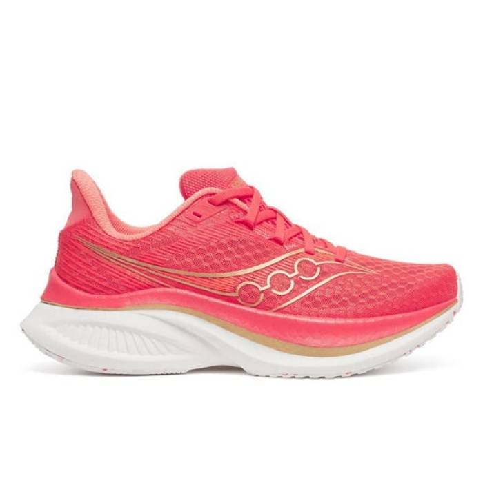 サッカニー Saucony 【 Endorphin Speed 5 Shoes Womens Women Coral/White 】 Speed す早さ シューズ 運動すること靴 レディース レディース 白いこと 白いこと