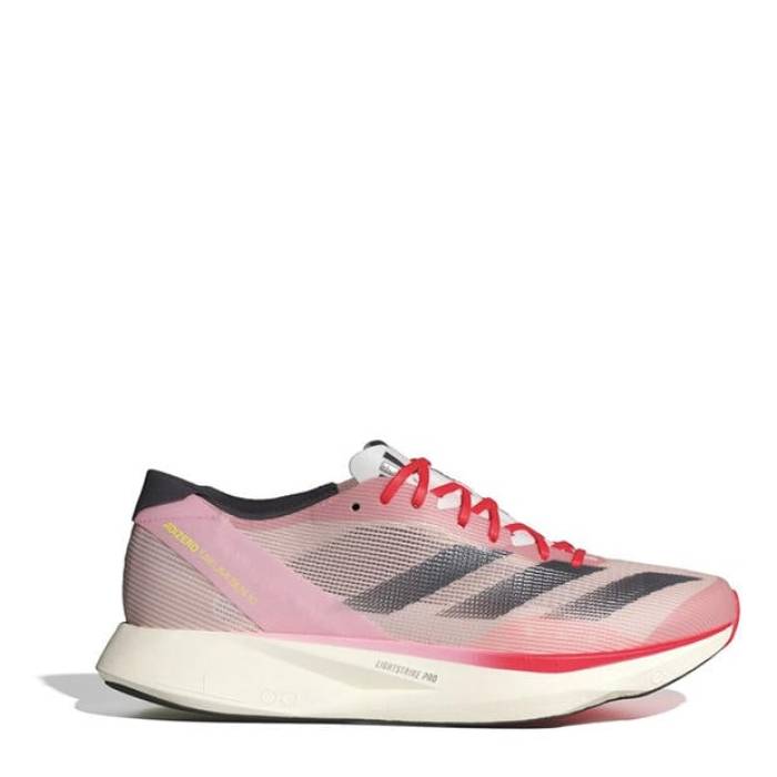 アディダス Adidas 【 Adizero Takumi Fast Neutral Road Running Shoes Men Pinspa/Aurmet/S 】 アディゼロ ファ同盟罷業 シューズ 運動すること靴 メンズ