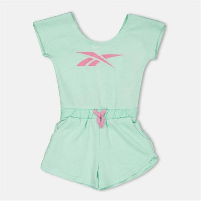 リーボック Reebok 【 Kids\u0027 Terry Playsuit Kids Beach Glass 】 お坊っちゃん キッズ