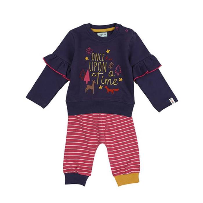 Lilly And Sid 【 Regular Fit Fairytale T-Shirt Kids Navy 】 プルオーバー 御坊っちゃん キッズ 紺色 米国海軍