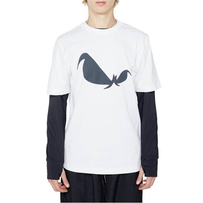 No Fear 【 Graphic T-Shirt Men White Eyes 】 グラフィック プルオーバー メンズ 白いこと 白いこと