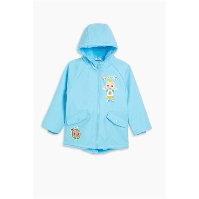 Character 【 Cocomelon Raincoat Kids Blue 】 雨合羽 お坊っちゃん キッズ 青み 青色