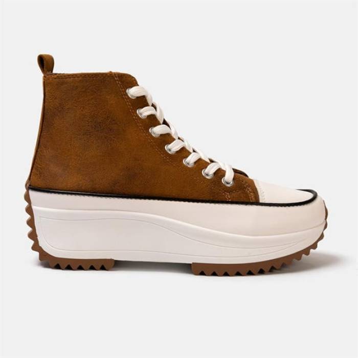 Firetrap 【 Platform Hi Top Ladies Trainers Women Brown 】 シューズ スニーカー レディース 赤銅色 赤銅色