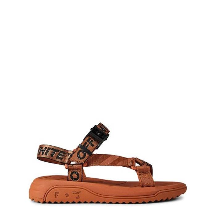 Off White 【 Women\u0027s New Trek Sandals, Webbing Uppers Women Terracotta 】 レディース レディース