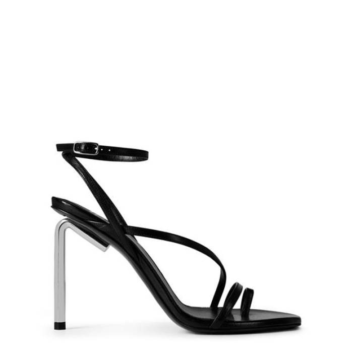 Off White 【 Women's Allen 110 Sandal, 110Mm Platform Women Black 】 レディース レディース 黒色 ブラック