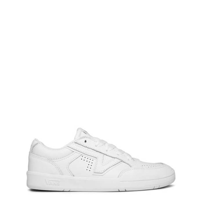 ヴァンズ Vans 【 Leather Lowland Comfycush Trainers Women True White 】 レザー シューズ スニーカー レディース 白色 ホワイト