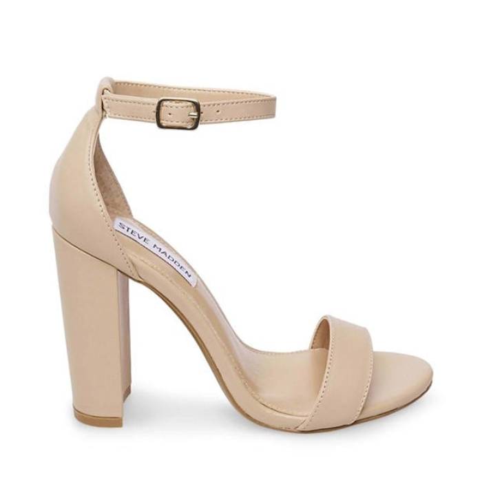 スティーブマデン Steve Madden 【 Carson Heels Womens Women Blush Lthr 】 レディース レディース