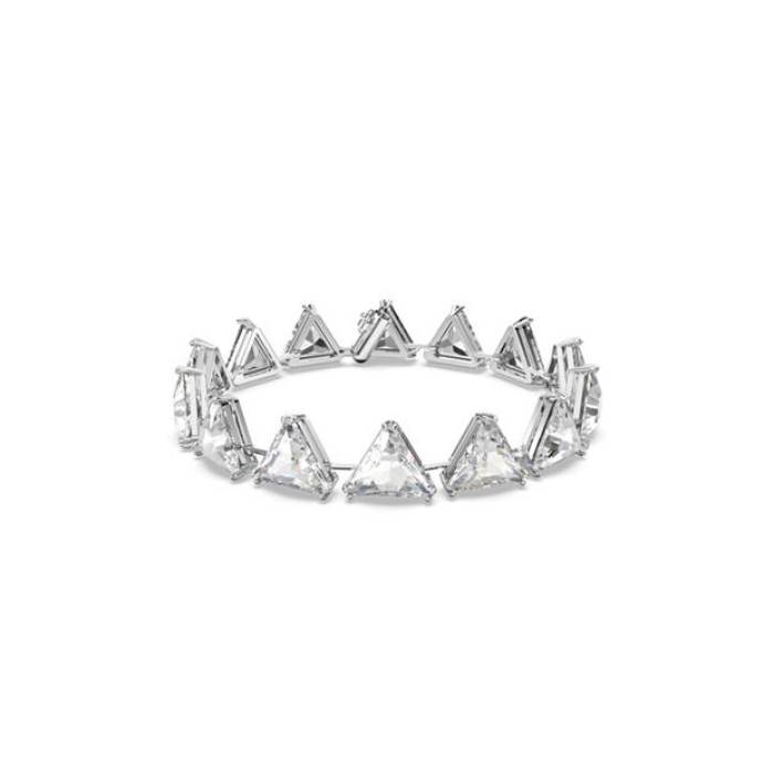 スワロフスキー Swarovski 【 Matrix Tennis Bracelet, Triangle Cut, White, Rhodium Plated Women Dtli/Rhs 】 テニス レディース