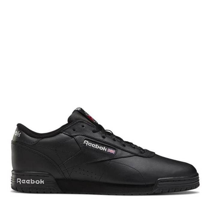 リーボック Reebok 【 Exofit Low Mens Trainers Men Black/Silver 】 メンズ シューズ スニーカー メンズ 黒いこと 黒いこと Silver しろがね色・しろがね色