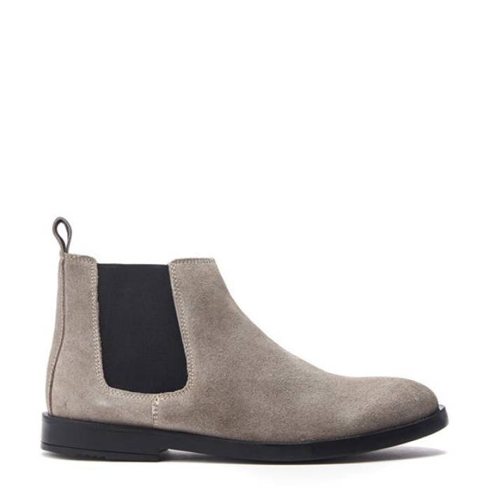 Moda In Pelle 【 Solaro Chelsea Boot Men Grey 】 ブーツ メンズ 灰色 グレー