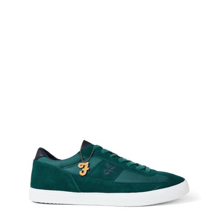 ファーラー Farah 【 Stanton Suede Cupsole Low Top Trainers Mens Men Teal 】 スエード・スウェード シューズ スニーカー メンズ メンズ