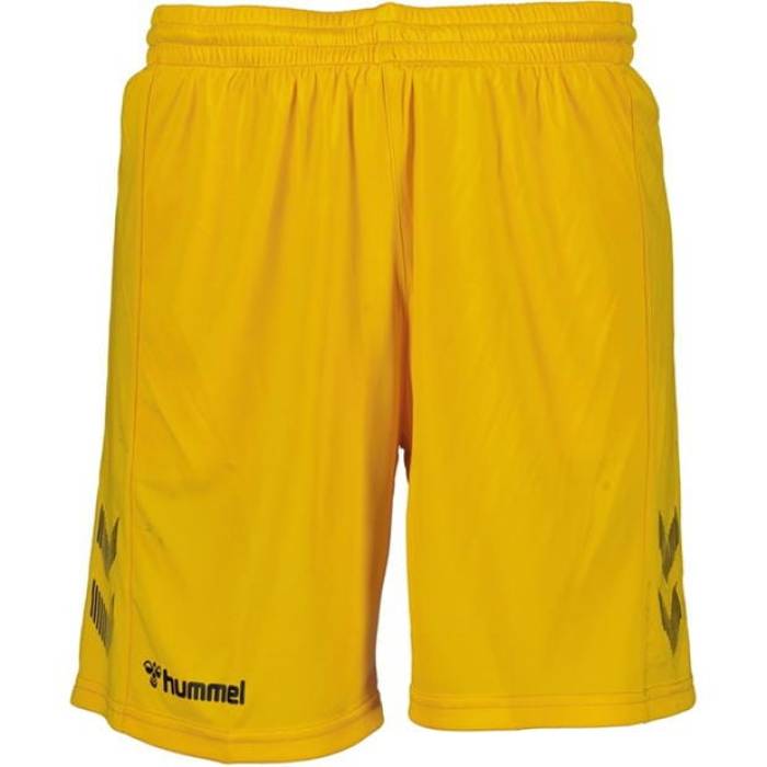 ヒュンメル Hummel 【 Kids\u0027 Football Shorts Kids Sports Yellow 】 蹴球 さる股引き お坊っちゃん キッズ yellow 黄味がかった・黄色