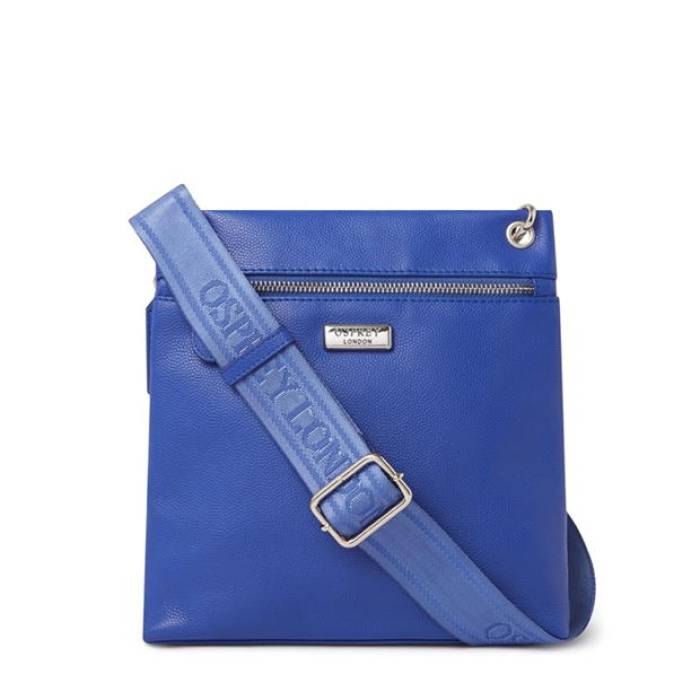 Osprey London 【 Miami Leather Crossbody Bag Women Purple 】 マイアミ なめし革 御徒面子 レディース Purple 紫・パープル
