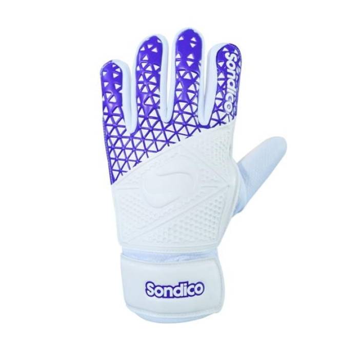 Sondico 【 Match Ladies Goalkeeper Gloves Women White/Purple 】 マッチ 手袋 レディース 白色 ホワイト Purple 紫・パープル