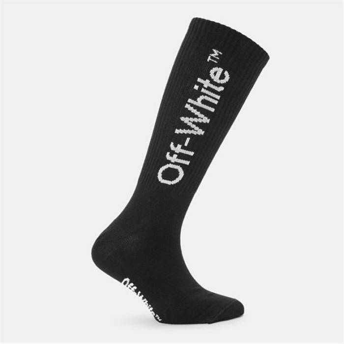 Off White 【 Unisex Kids' Arrow Ankle Socks Kids Black/White 】 アロー ソックス・靴下 ジュニア キッズ 黒色 ブラック 白色 ホワイト