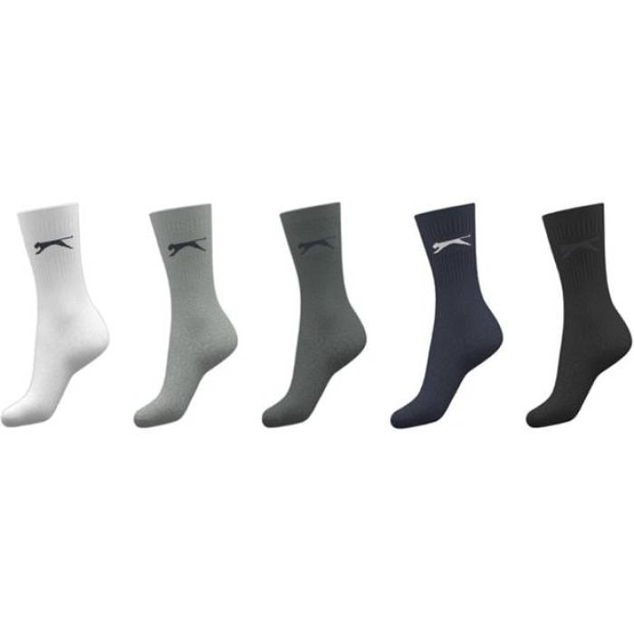 Slazenger 【 Crew Socks 5 Pack Childs Kids Multi 】 クルー ソックス・靴下 ジュニア キッズ