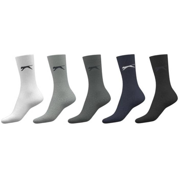 Slazenger 【 5 Pack Crew Socks Mens Size 12+ Men Multi 】 クルー ソックス・靴下 メンズ メンズ