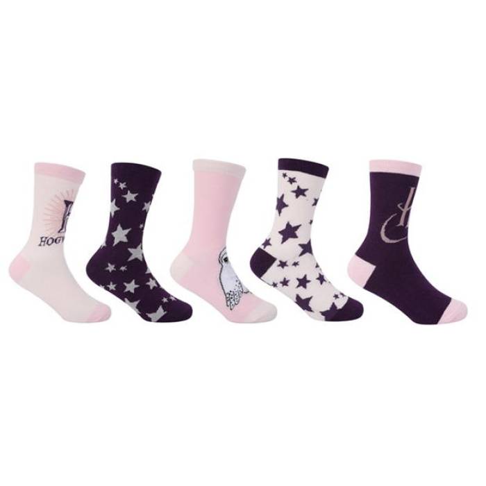 Character 【 Crew Sock 5Pk Infant Kids Hogwarts 】 クルー ジュニア キッズ