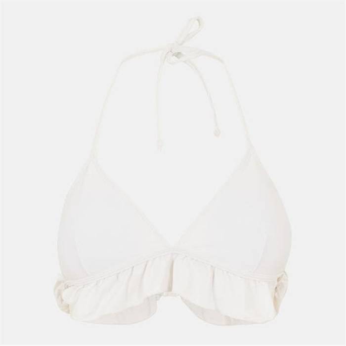 ブレイブソウル Brave Soul 【 Halter Neck Triangle Bikini Top Women White 】 レディース 白色 ホワイト