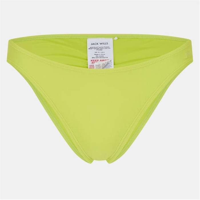 ジャック ウィルス Jack Wills 【 High Waist Tanga Pant Women Lime 】 ハイ パンツ レディース ライム