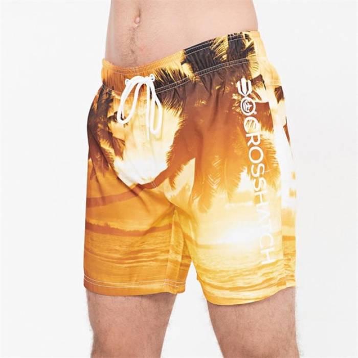 クロスハッチ Crosshatch 【 Beach Dream Swim Shorts Mens Men Sunset 】 ドリーム ショーツ メンズ メンズ｜スニケス