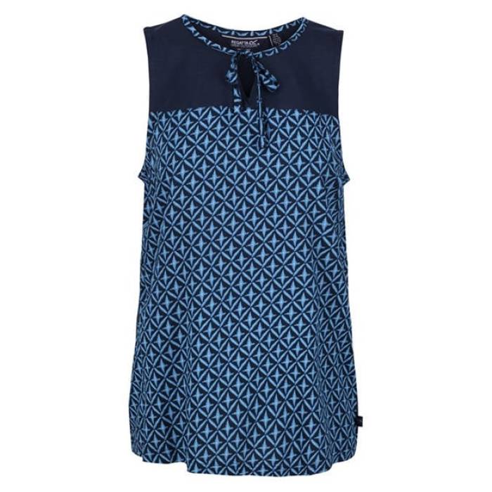 Regatta 【 Janessa Regular Fit T-Shirt Women Navy Tile 】 Tシャツ レディース 紺色 ネイビー