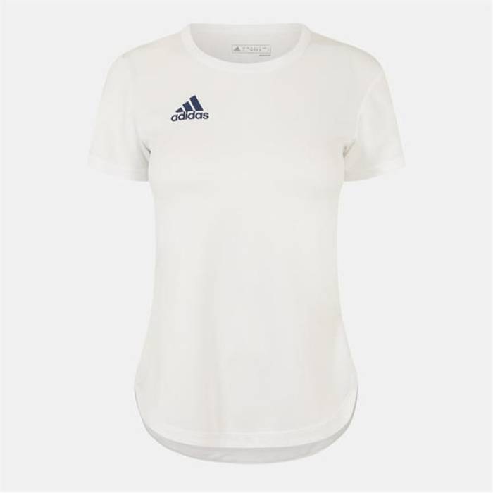 アディダス Adidas 【 Regular Fit T-Shirt Women White 】 Tシャツ レディース 白色 ホワイト