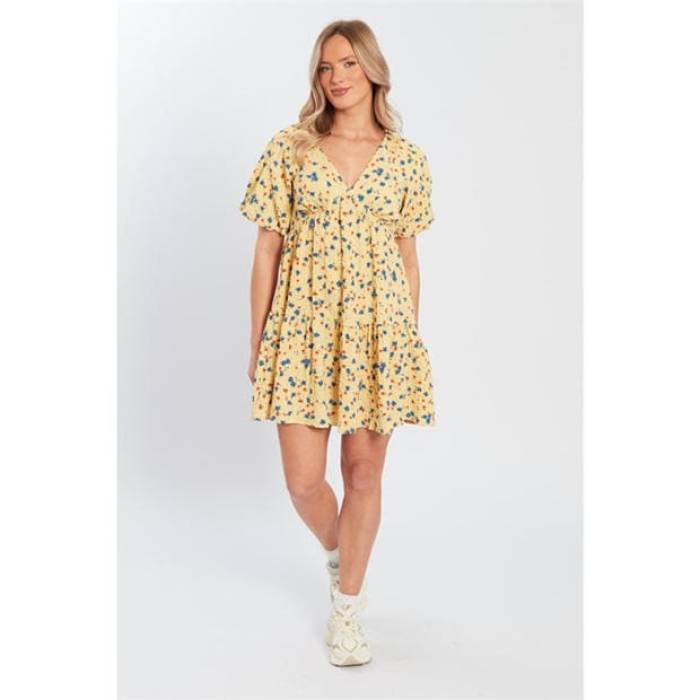 Influence 【 Mini Dress Women Mustard 】 ドレス レディース｜スニケス