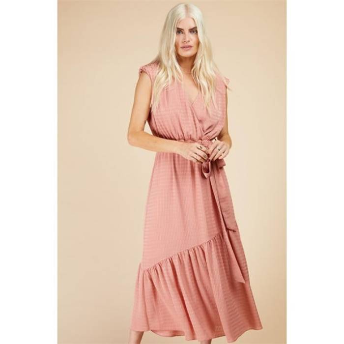 リトルミストレス Little Mistress 【 Maxi Dress Women Pink 】 マキシ御召しもの レディース pink サクラ色