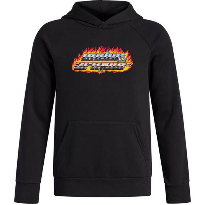 アンダーアーマー Under Armour 【 Hoodie Kids Black 】 フーディー パーカー お坊っちゃん キッズ 黒いこと 黒いこと